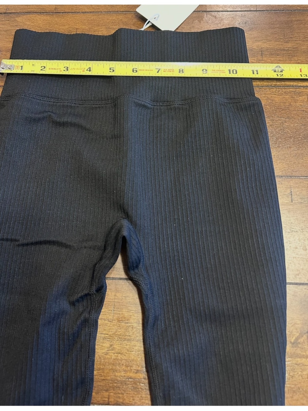Halara Leggings Size XS Ribbed High Rise Black NEW With Tags - Picture 6 of 9